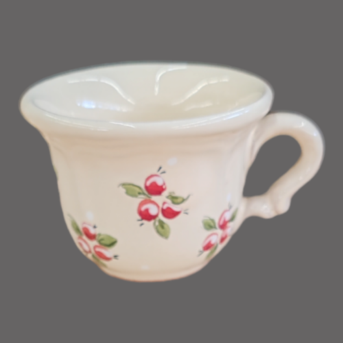 Csipkebogyós barokk mokkás csésze